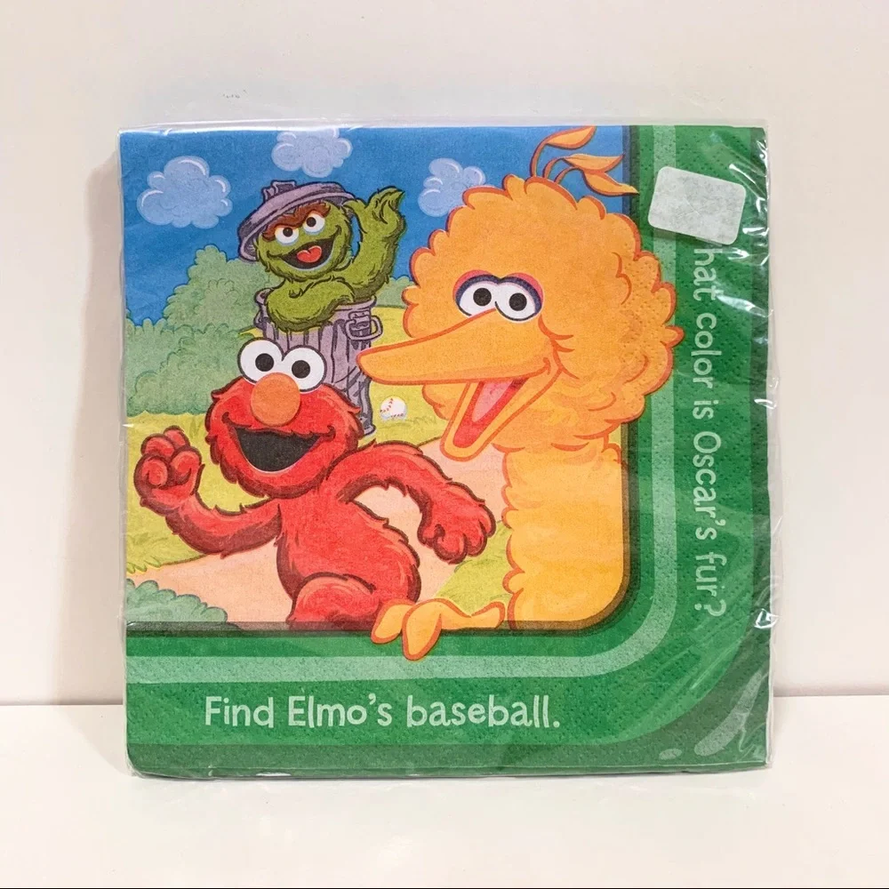 Vintage y2k Sesame Street  napkins